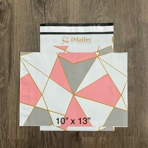 Polymailers 10”x 13” Pink Triangular 100 Pack
